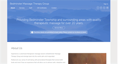 Desktop Screenshot of bedminster-massage.com