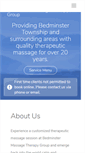 Mobile Screenshot of bedminster-massage.com