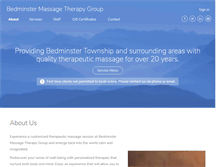 Tablet Screenshot of bedminster-massage.com